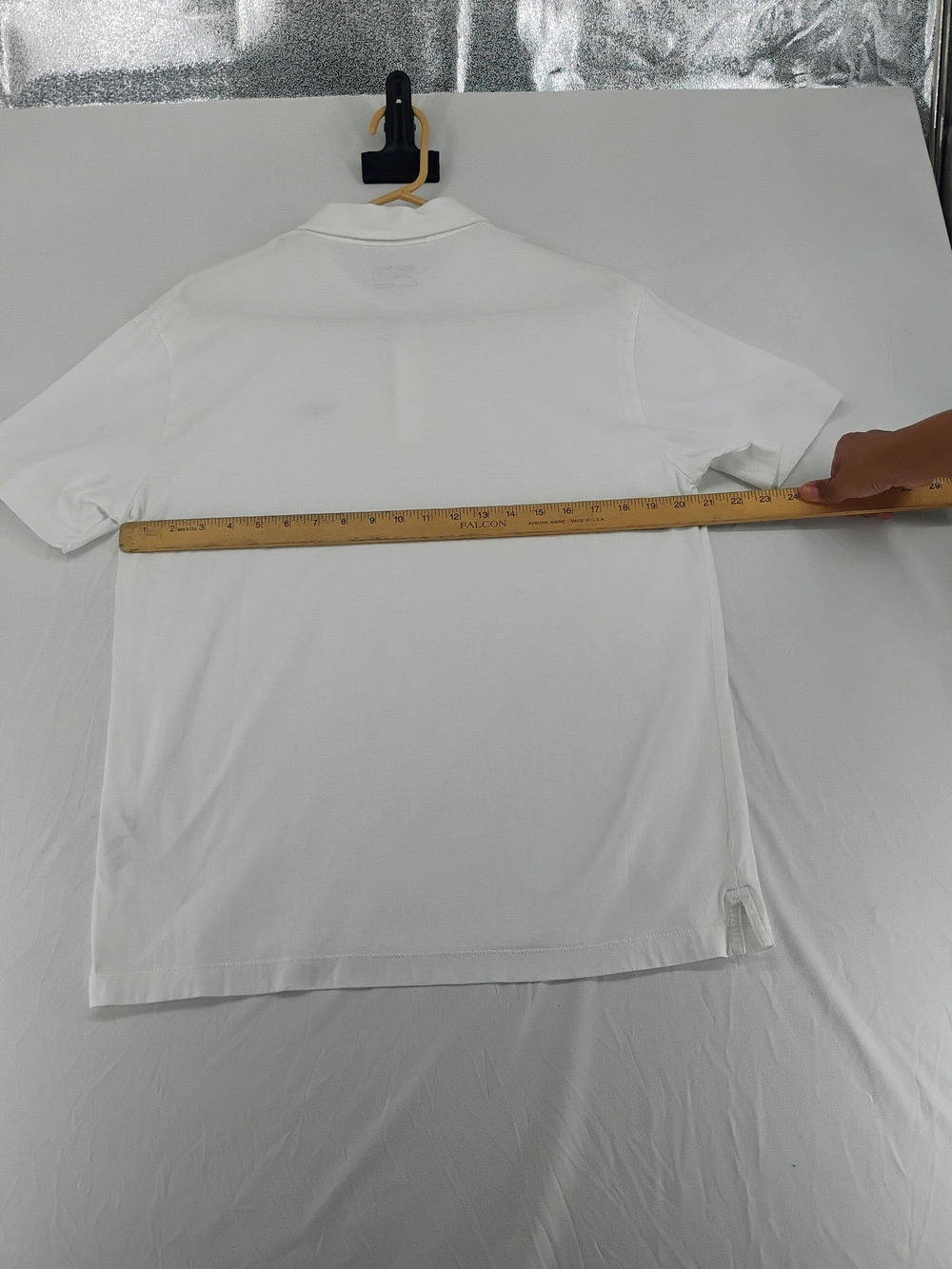 Patagonia White Polo with Blue Shark Patch - Men - Picture 5 of 5